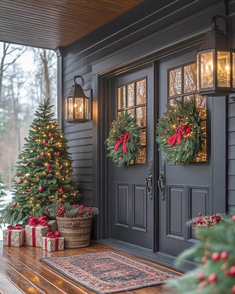 Front Porch Christmas Decor Ideas to Try Now 8