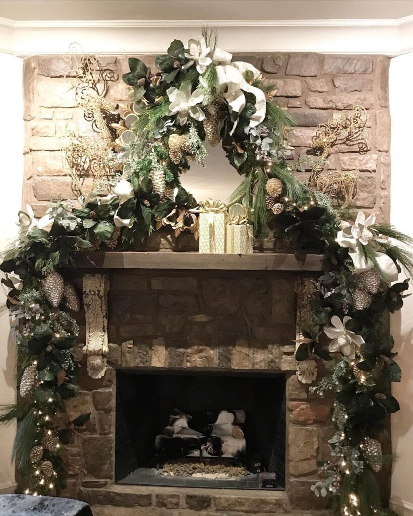 Christmas Mantel Decor Ideas to Try This Year 9