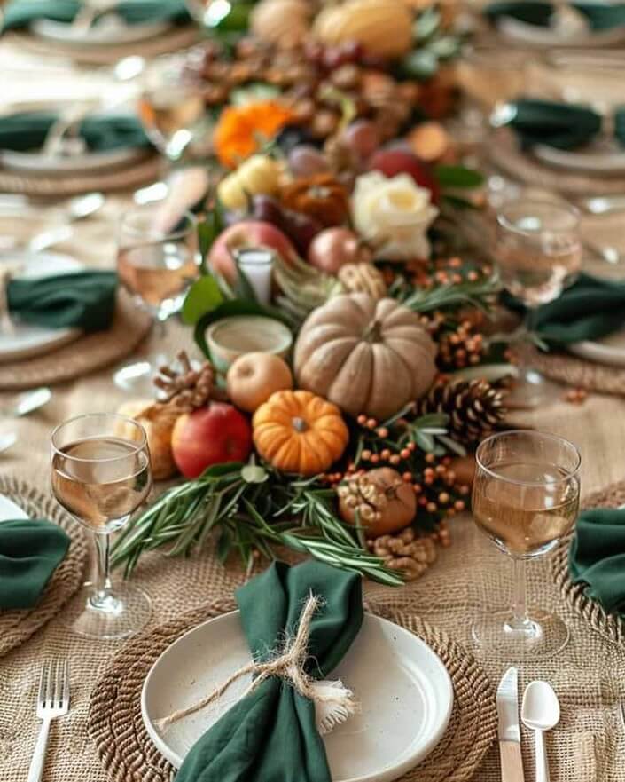 Thanksgiving Table Setting Ideas to Impress Guests 9