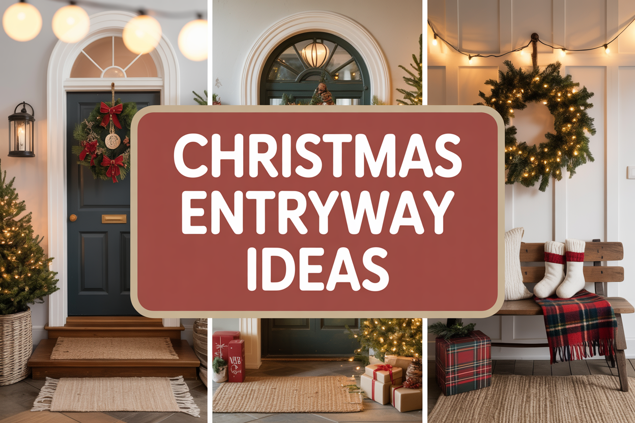Christmas Entryway Ideas To Welcome Guests