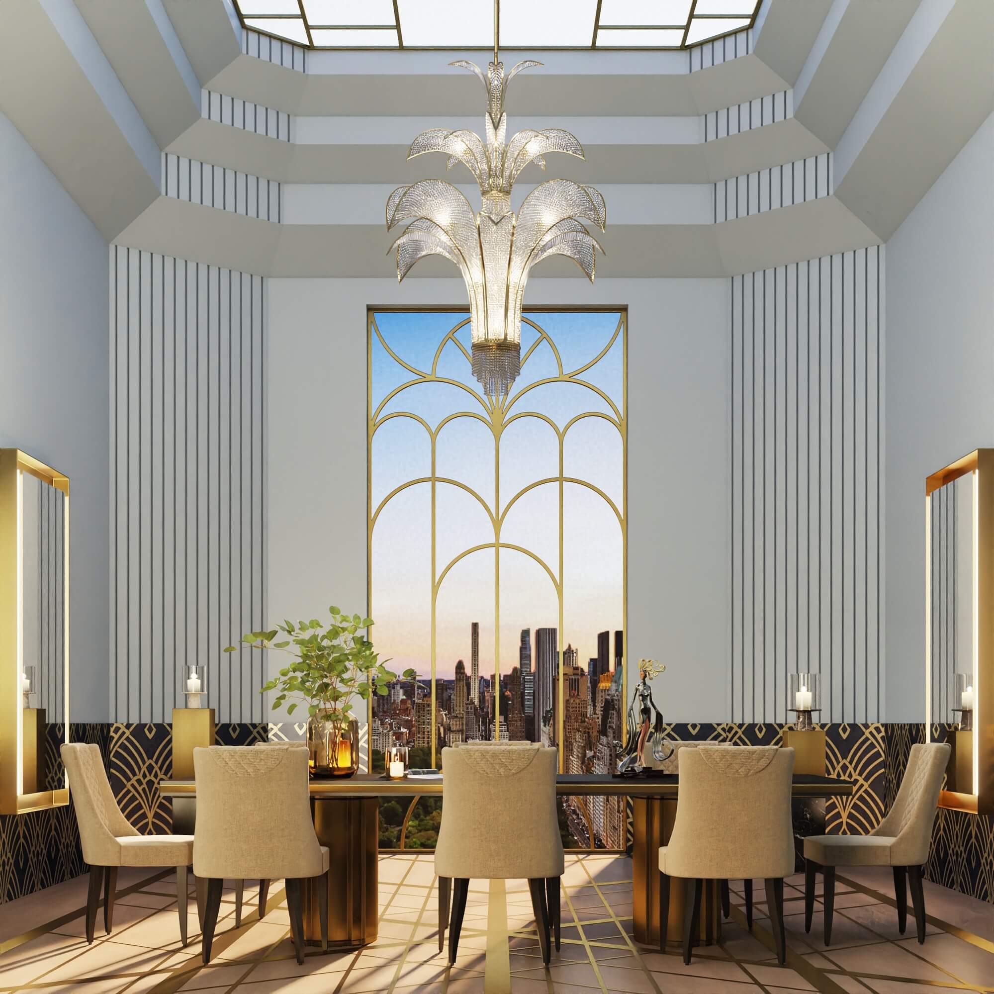 Art Deco Dining Room Ideas to Bring Instant Gatsby-Era Glamour Home 12