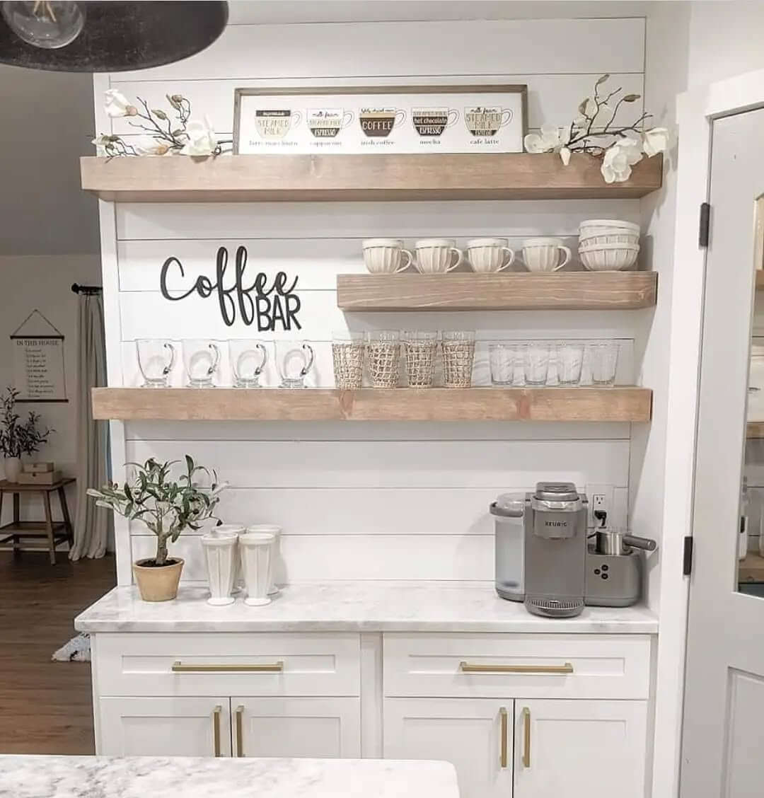 Genius Small Coffee Bar Ideas: Space-Saving Ways to Brew Big Style at Home 14