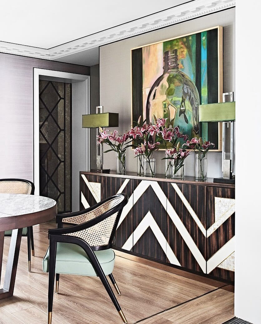 Art Deco Dining Room Ideas to Bring Instant Gatsby-Era Glamour Home 2