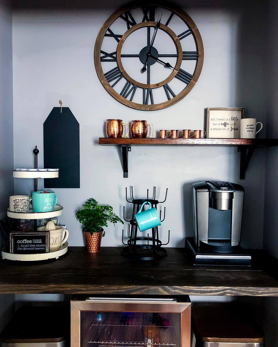Genius Small Coffee Bar Ideas: Space-Saving Ways to Brew Big Style at Home 3