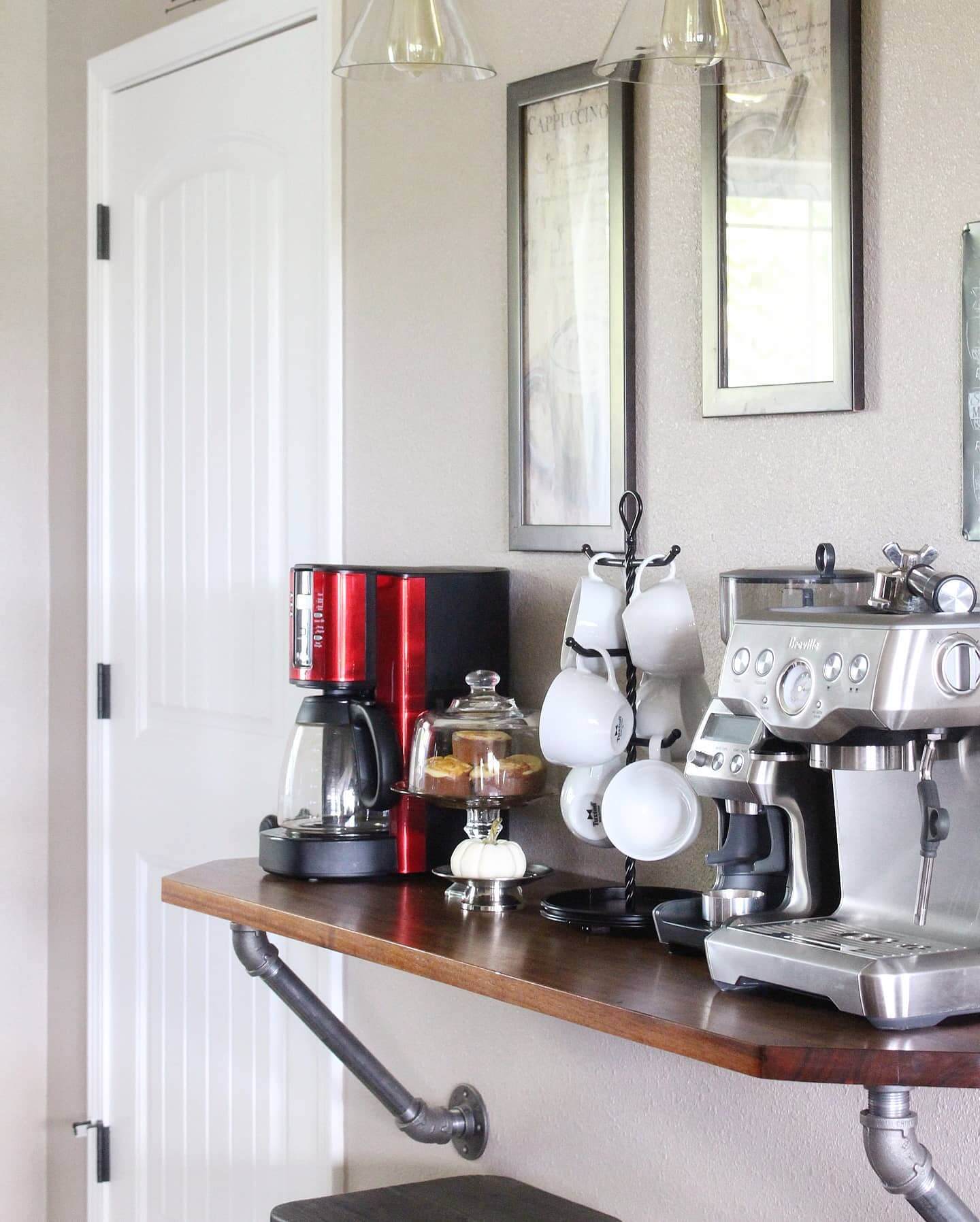 Genius Small Coffee Bar Ideas: Space-Saving Ways to Brew Big Style at Home 8