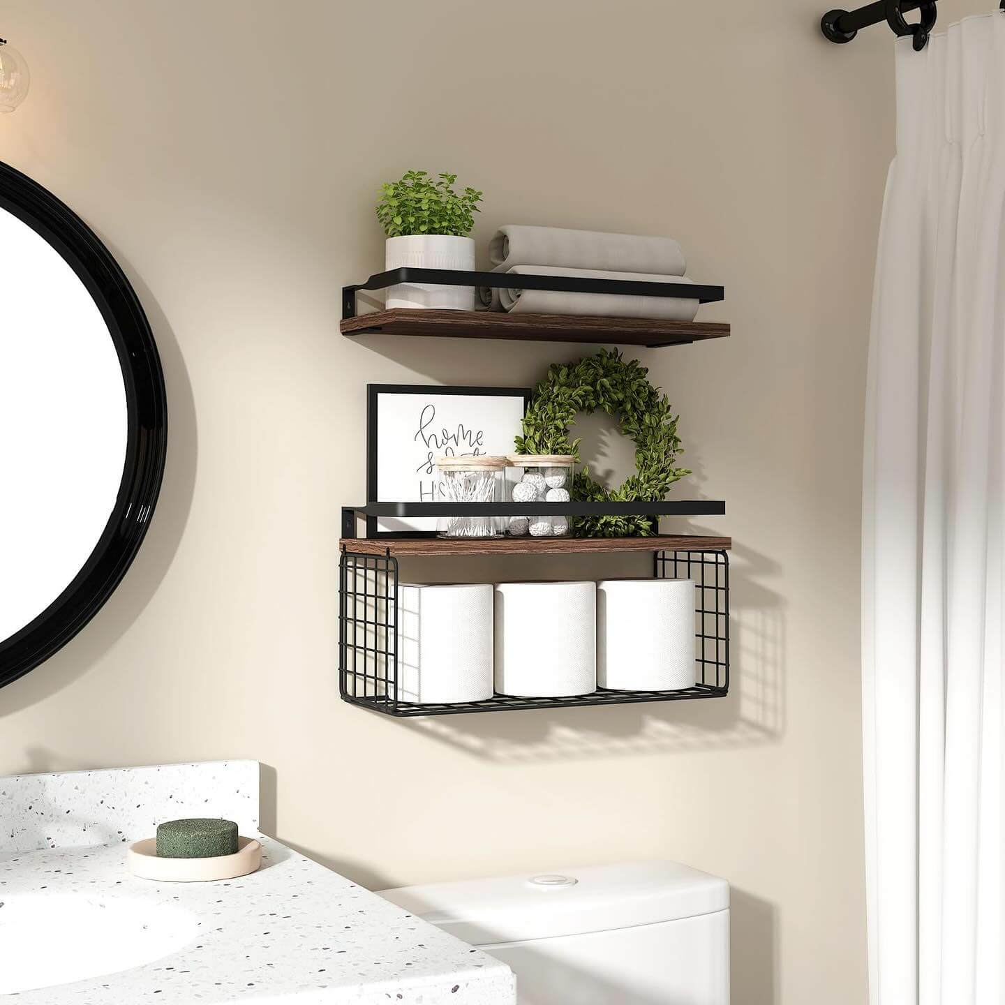 Bathroom Shelf Storage Ideas for Every Space 1