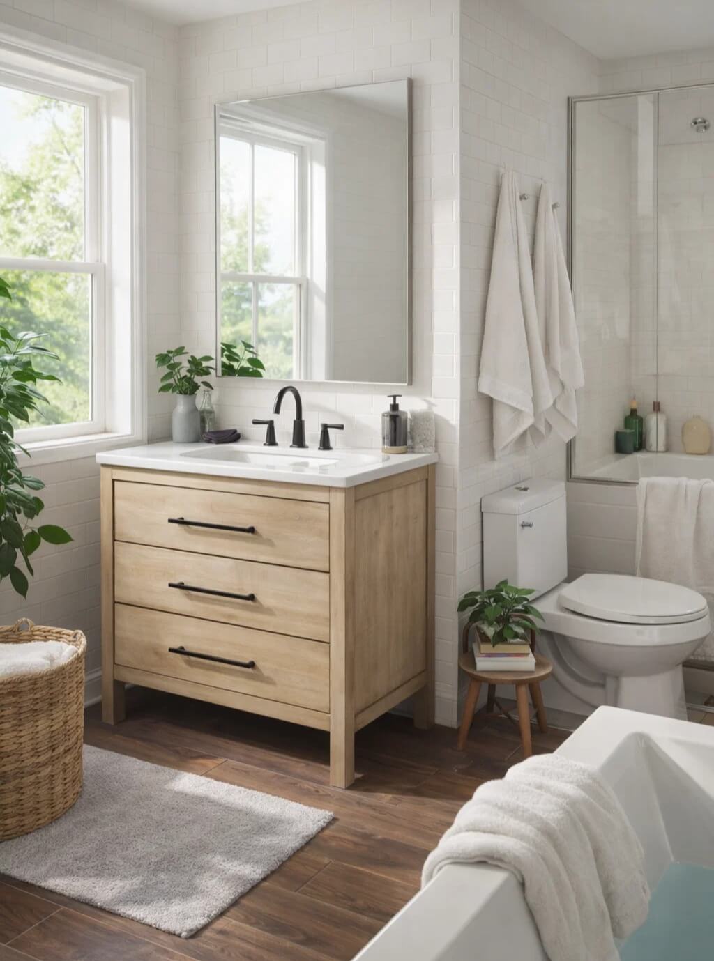 Single Vanity Bathroom Ideas That Maximize Style 15