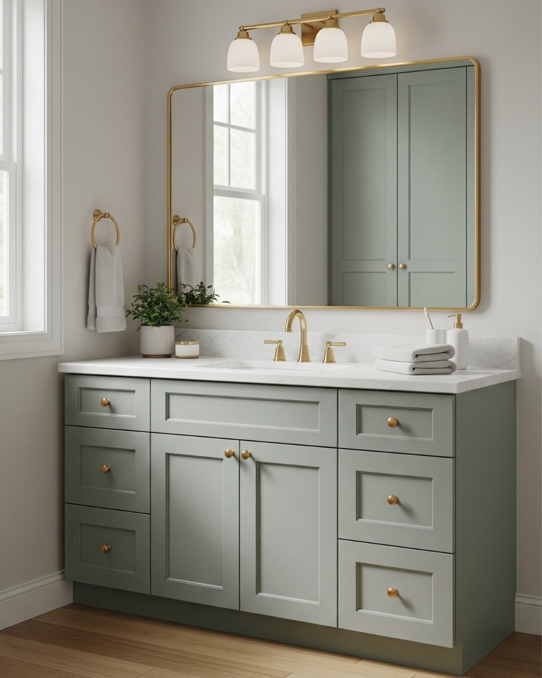 Top Bathroom Vanity Color Ideas 19