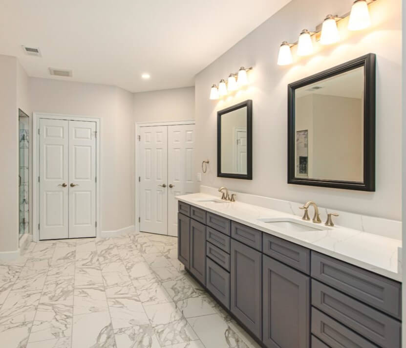 Stylish Gray Vanity Bathroom Ideas for a Modern Look 2