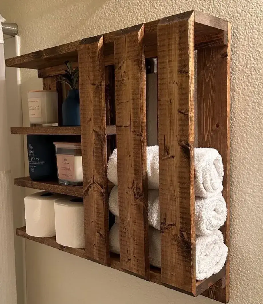 Bathroom Wall Shelf Ideas for Smart Storage 6