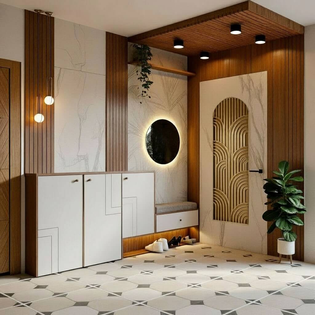 Transform Your Home's First Impression: 10 Stunning Entryway Accent Wall Ideas 10