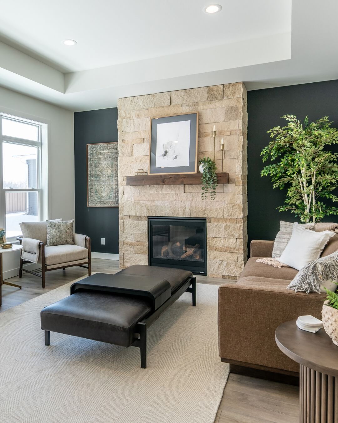 Cozy Living Room Fireplace Ideas to Transform Your Space 11