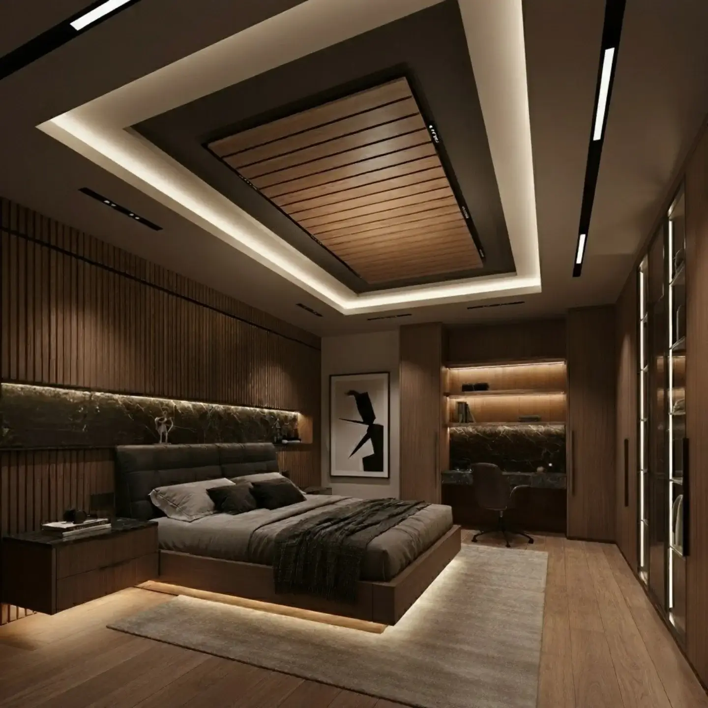 Transform Your Space: Captivating Dark Wood Bedroom Ideas for a Cozy Retreat 11