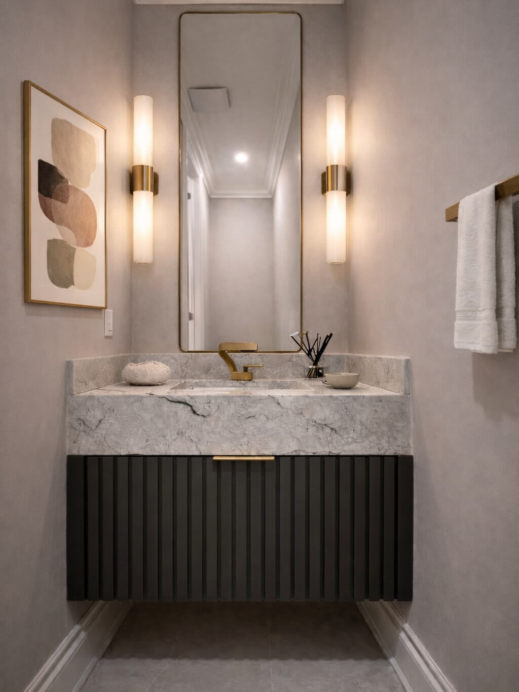Stunning Powder Room Design Ideas to Transform Your Space 11