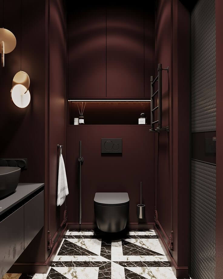 Transform Your Space: Brilliant Red and Black Bathroom Design Ideas You Need to See 12