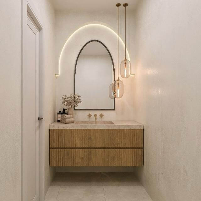 Stunning Powder Room Design Ideas to Transform Your Space 12