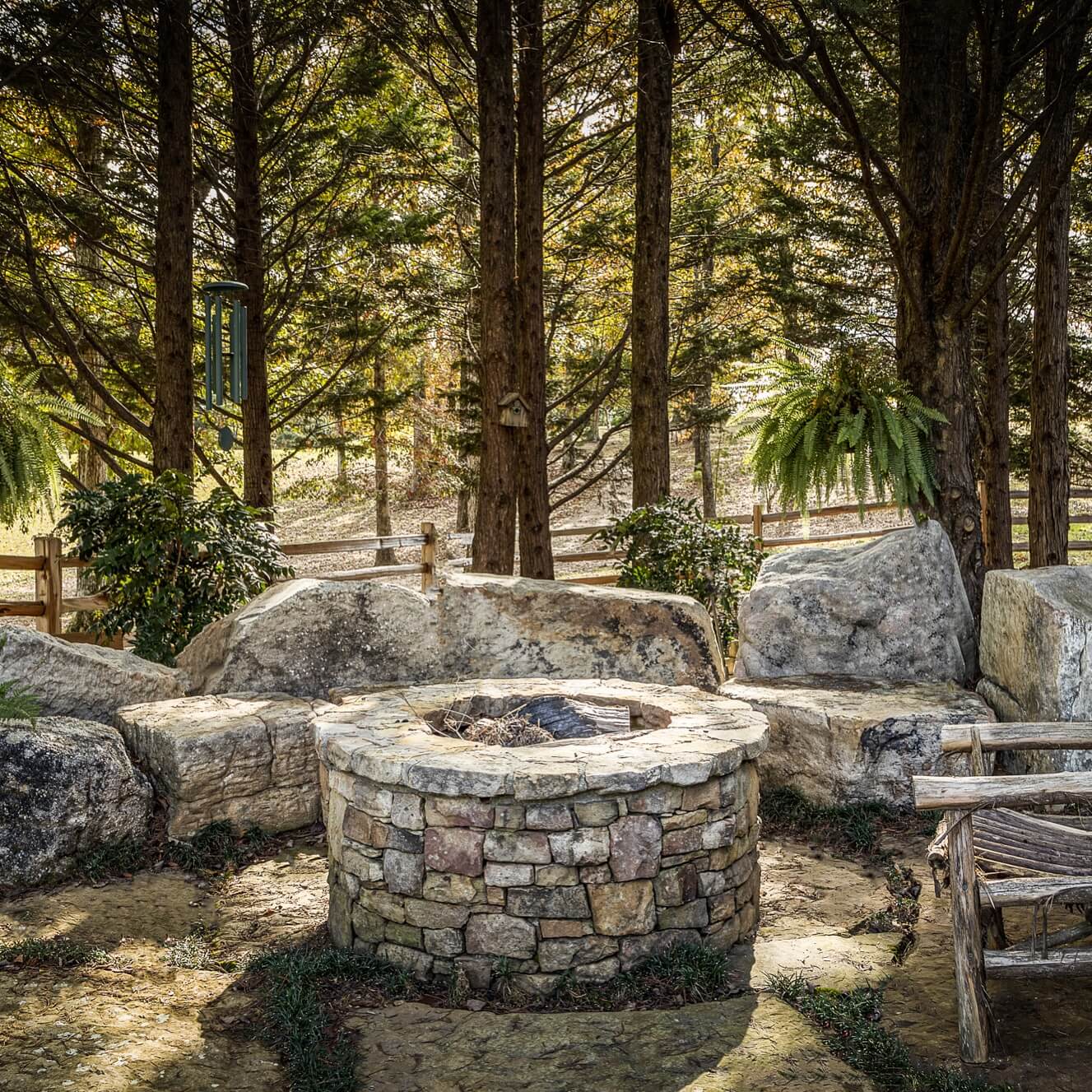 Stunning Stone Fire Pit Ideas for a Cozy Outdoor Retreat 13