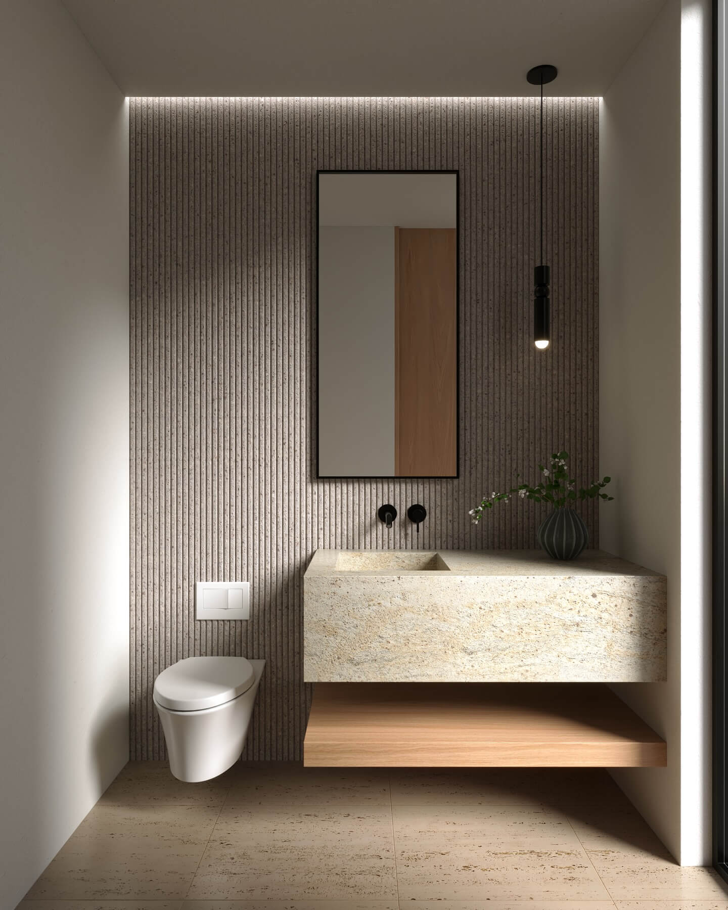 Stunning Powder Room Design Ideas to Transform Your Space 14