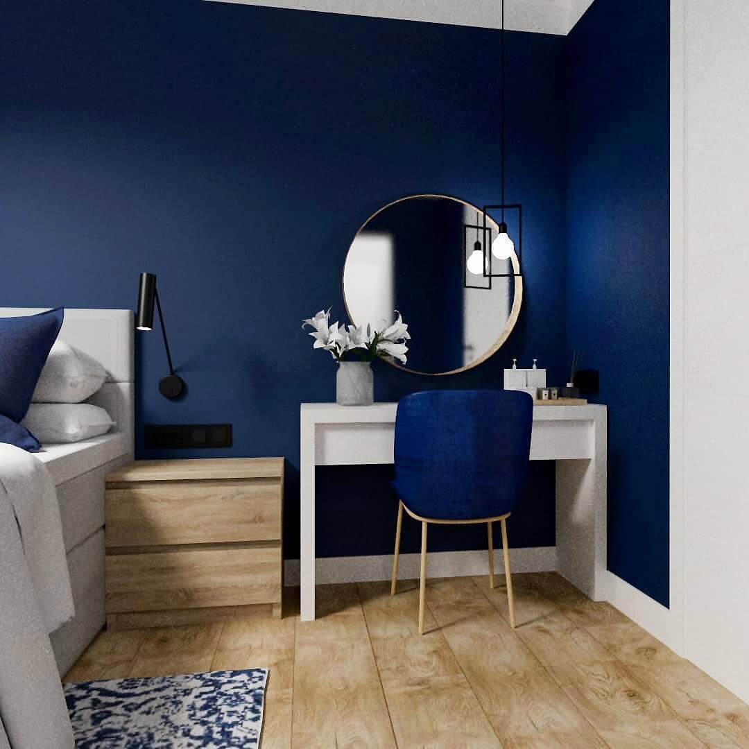 Transform Your Space: Inspiring Dark Blue Bedroom Ideas to Elevate Your Sanctuary 14