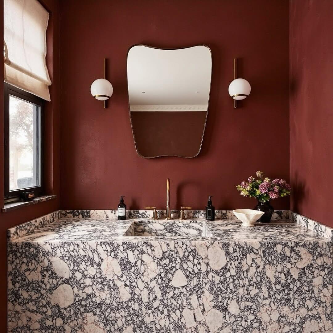 Transform Your Space: Brilliant Red and Black Bathroom Design Ideas You Need to See 15