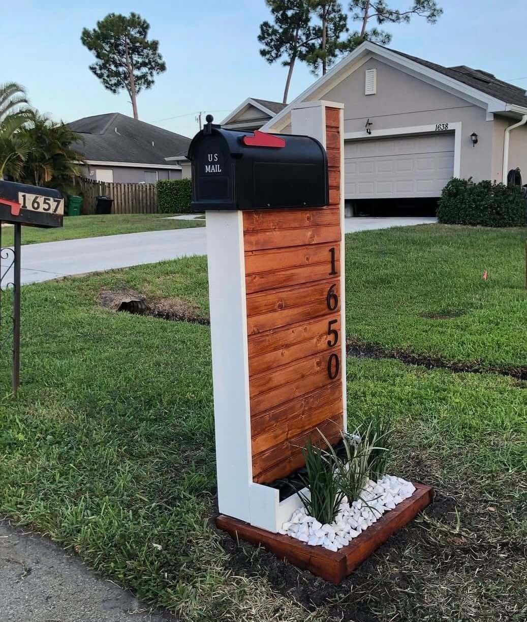 Creative Mailbox Post Ideas That Will Transform Your Curb Appeal 14