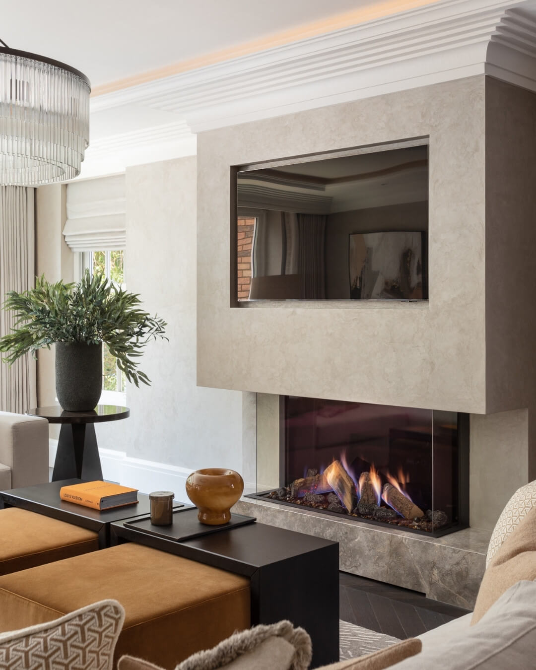 Cozy Living Room Fireplace Ideas to Transform Your Space 17