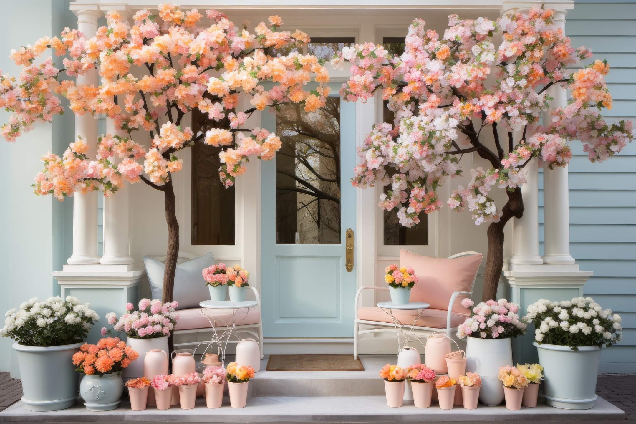 Blooms and Curb Appeal: Transform Your Home with These Front of House Flower Bed Ideas 17