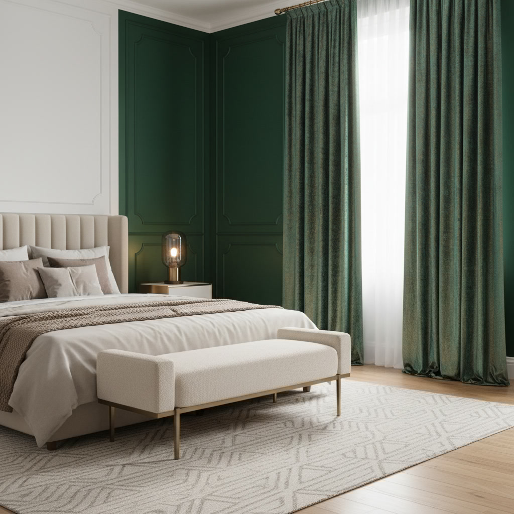 Transform Your Space: Enchanting Green and Sage Boho Bedroom Ideas 17