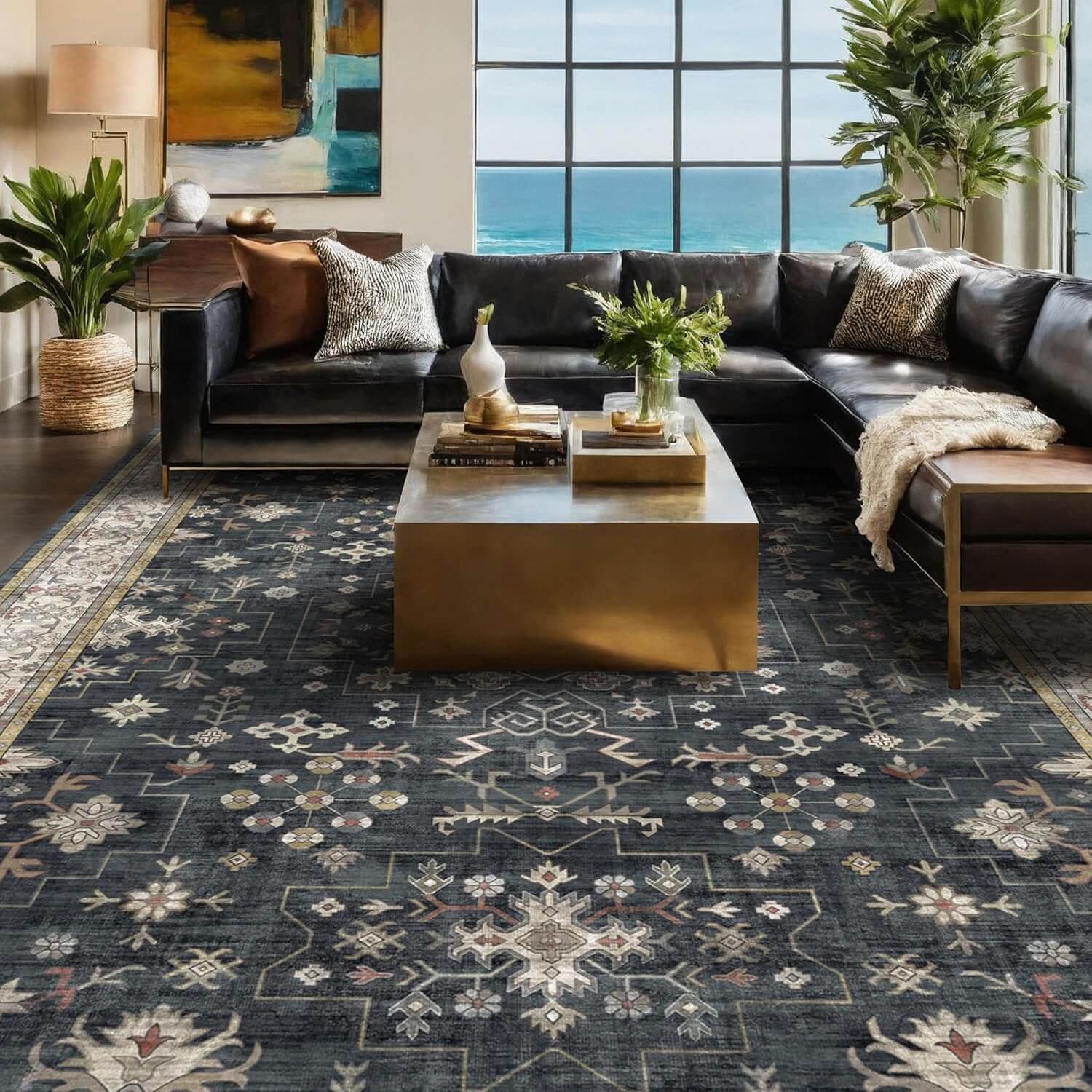 Farmhouse Rug Ideas to Elevate Your Cozy Home Décor 18