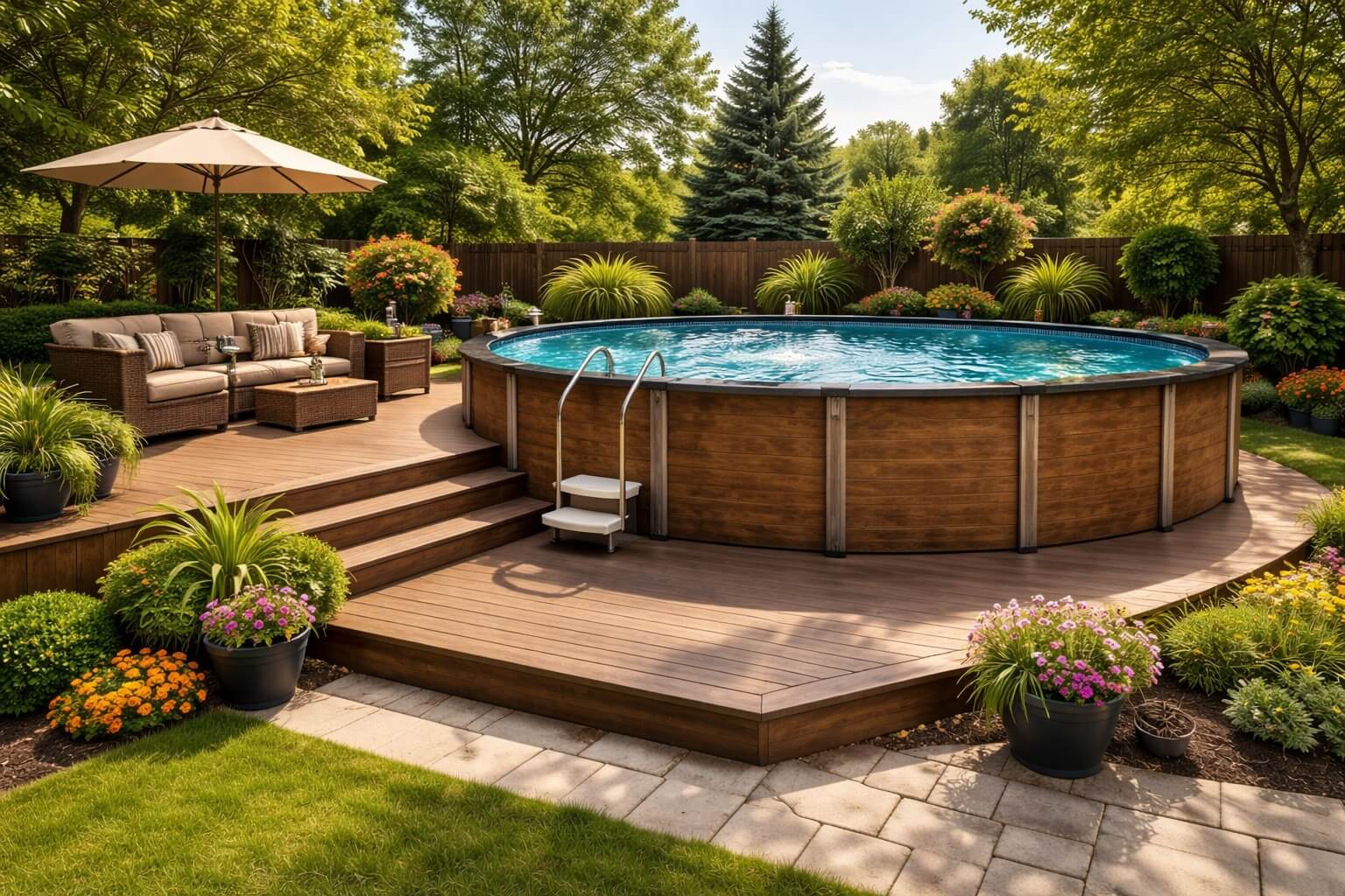 10 Stunning Above Ground Pool Ideas to Transform Your Backyard Oasis 18