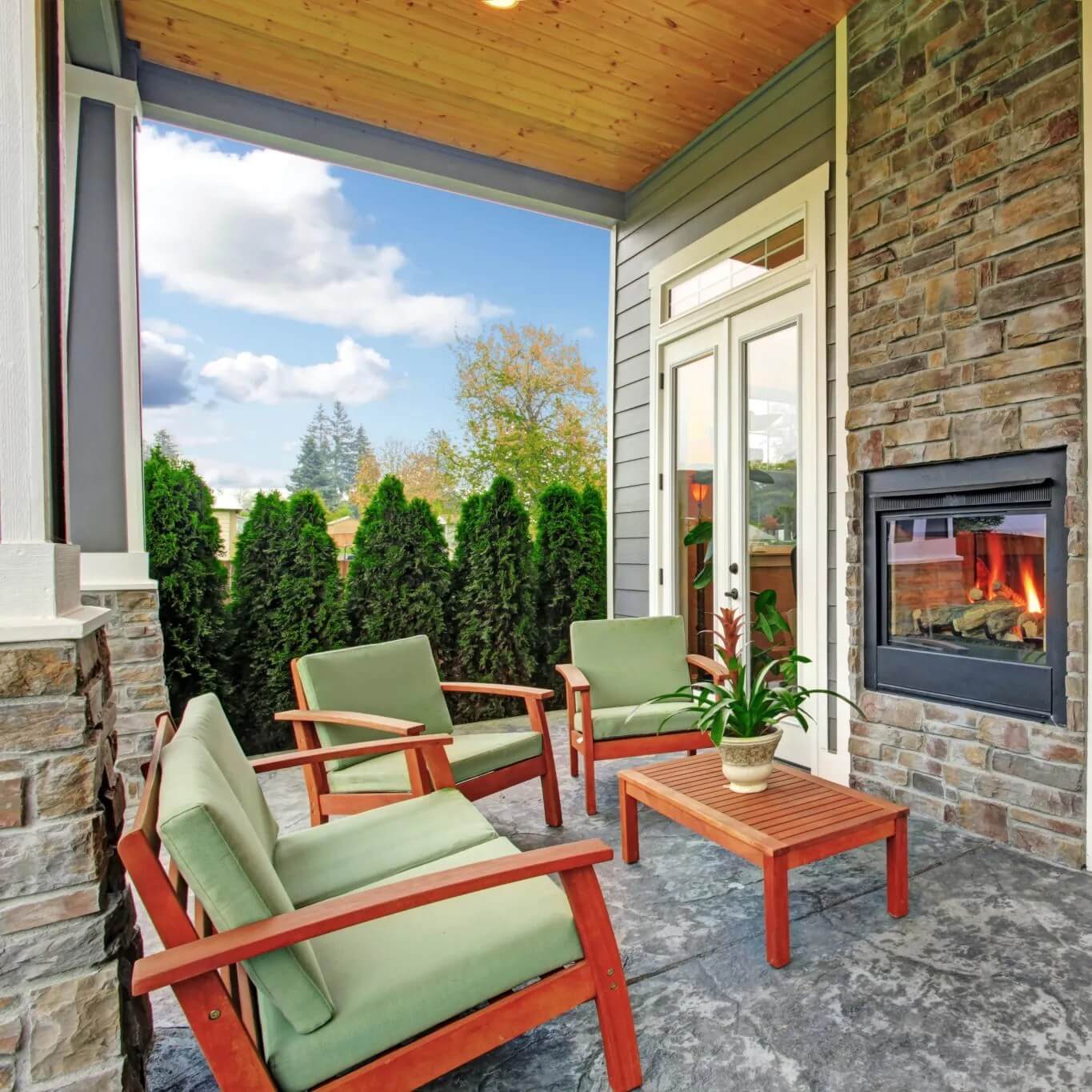 Enchanting Outdoor Fireplace Ideas to Elevate Your Backyard Oasis 20