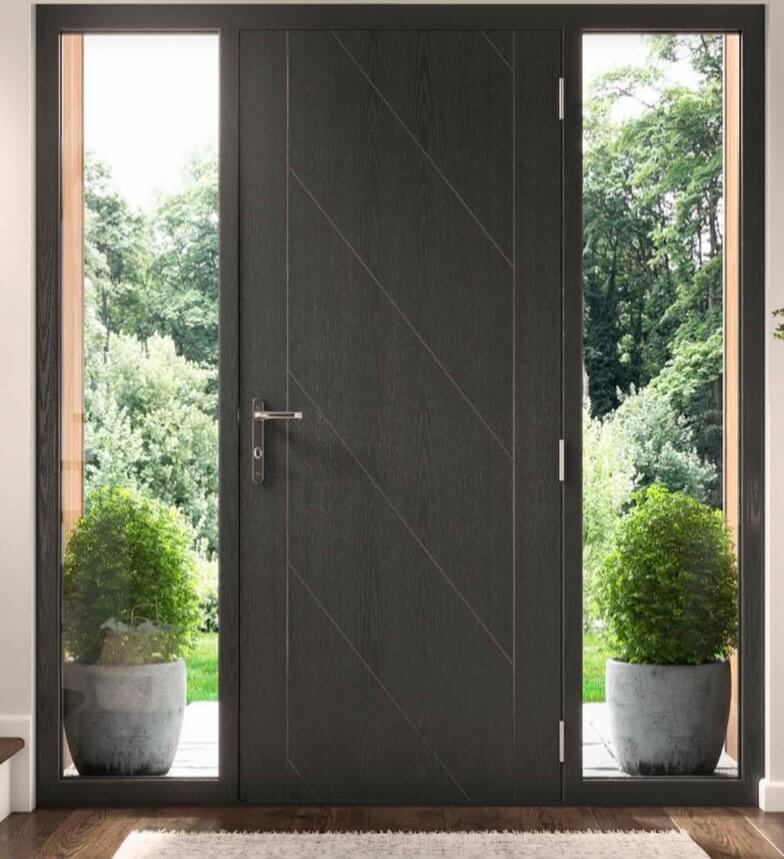 Stunning Modern Front Door Design Ideas to Transform Your Home's Entrance 24