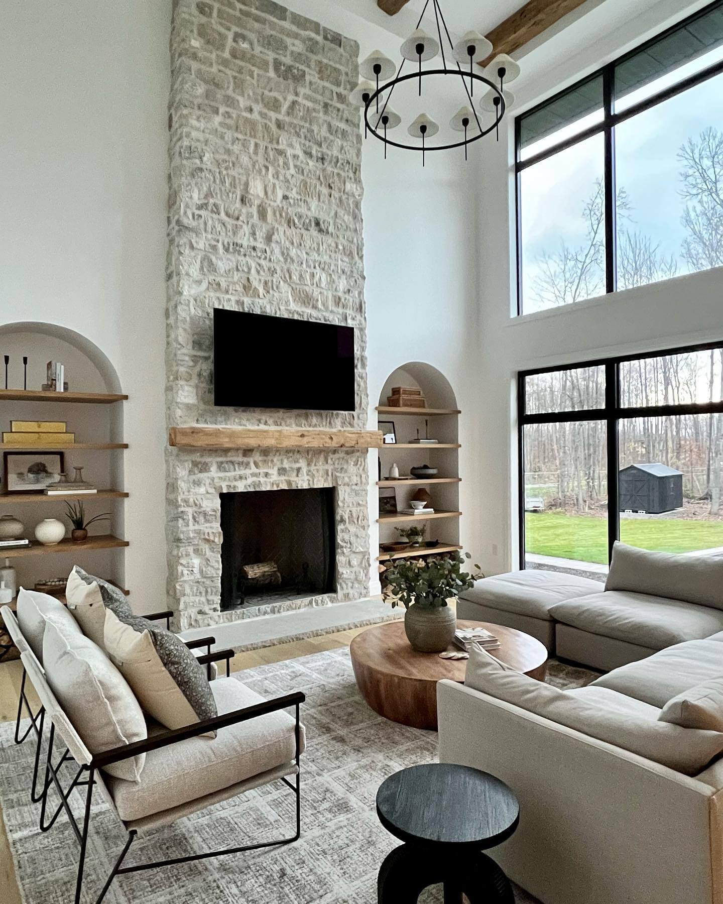 Cozy Living Room Fireplace Ideas to Transform Your Space 25