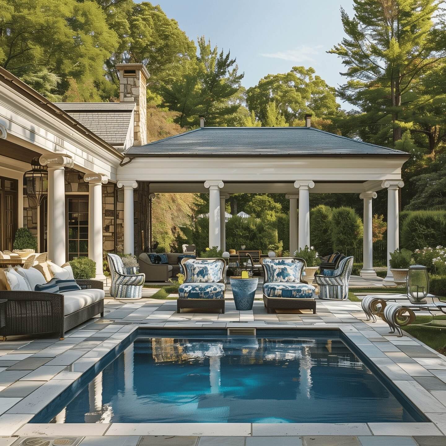 Inspiring Poolside Decorating Ideas to Transform Your Outdoor Space 25