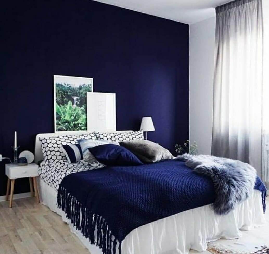Transform Your Space: Inspiring Dark Blue Bedroom Ideas to Elevate Your Sanctuary 29