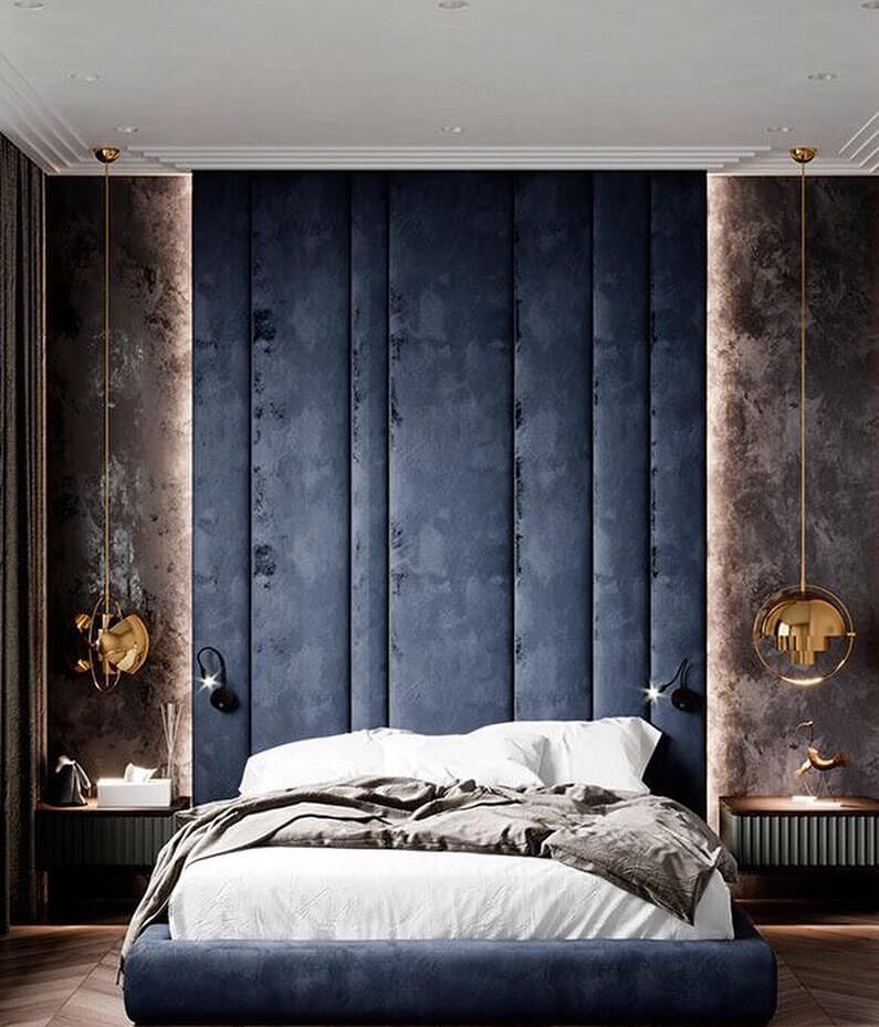 Transform Your Space: Inspiring Dark Blue Bedroom Ideas to Elevate Your Sanctuary 6