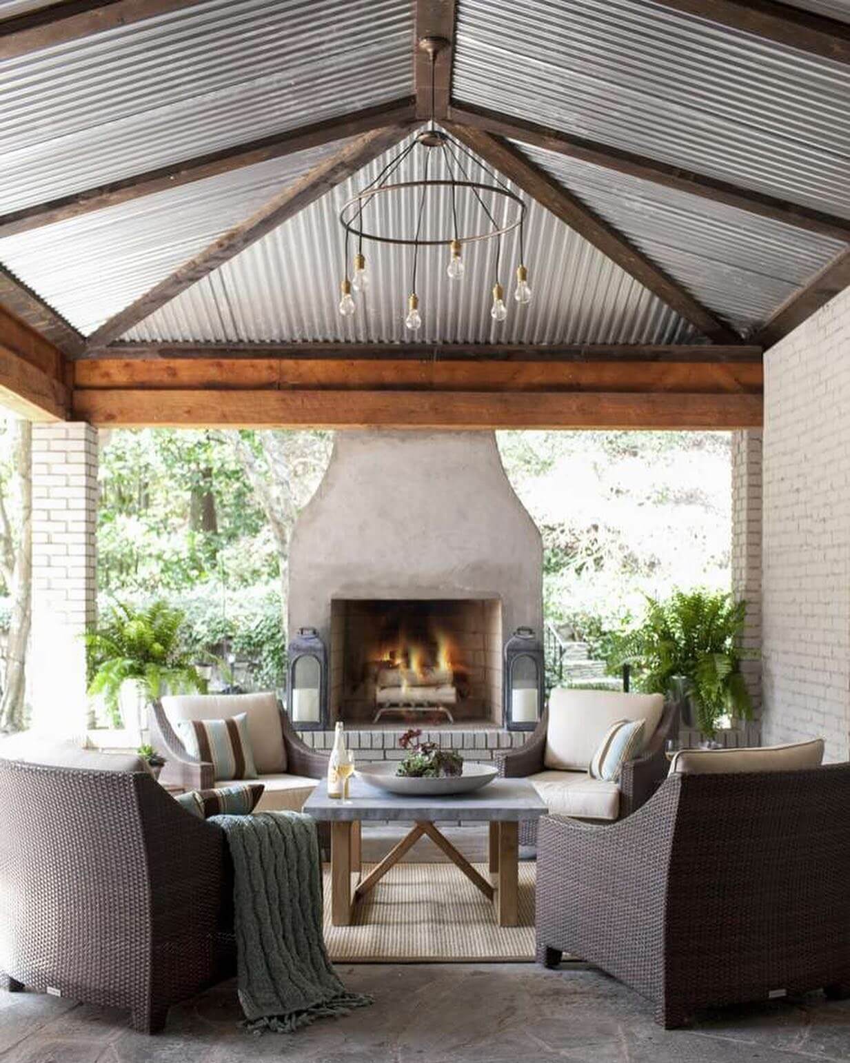 Enchanting Outdoor Fireplace Ideas to Elevate Your Backyard Oasis 6