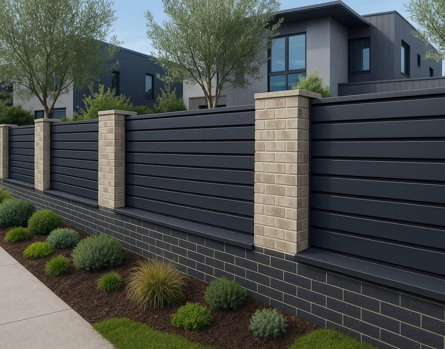 Creative Corner Fence Ideas to Elevate Your Outdoor Space 7