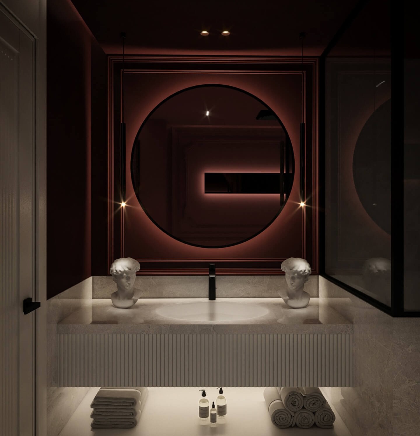 Transform Your Space: Brilliant Red and Black Bathroom Design Ideas You Need to See 8