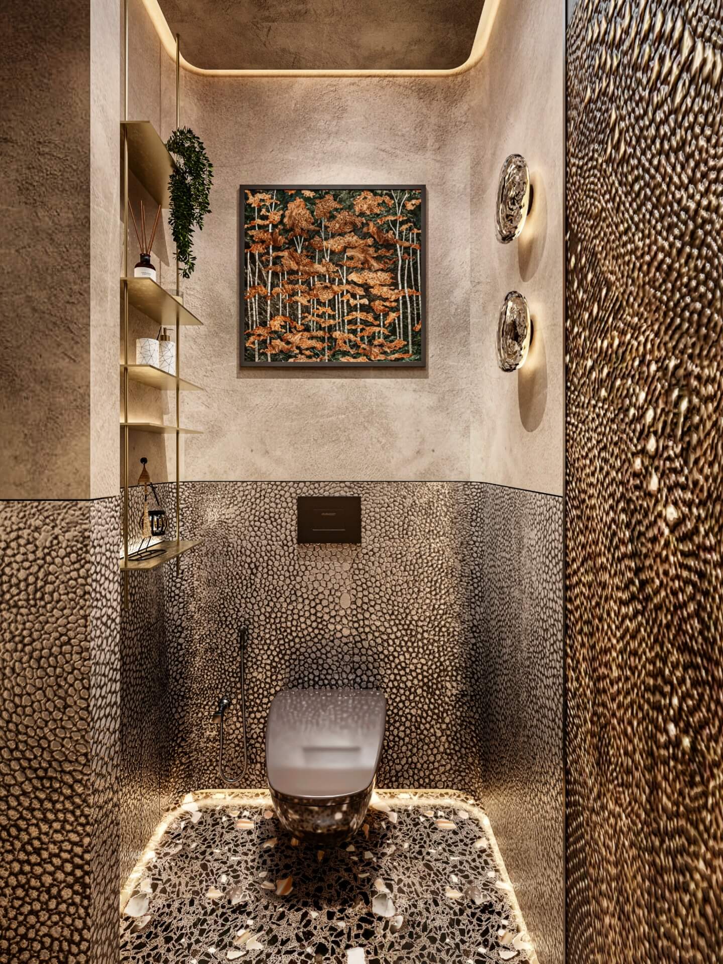 Stunning Powder Room Design Ideas to Transform Your Space 9